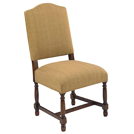 Hollister 'H" Stretcher Side Chair